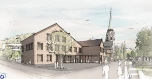 Ansicht geplantes Gebäude