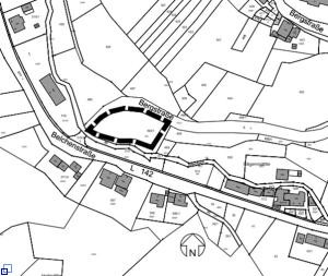 Kartenausschnitt betroffene Fläche