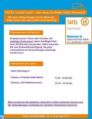 Tafelladen in Schönau