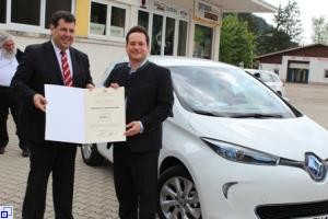 Übergabe der Förderzusage